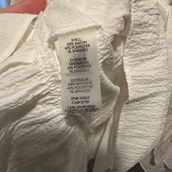 Calvin Klein white dress size 10 - Picture 5 of 6